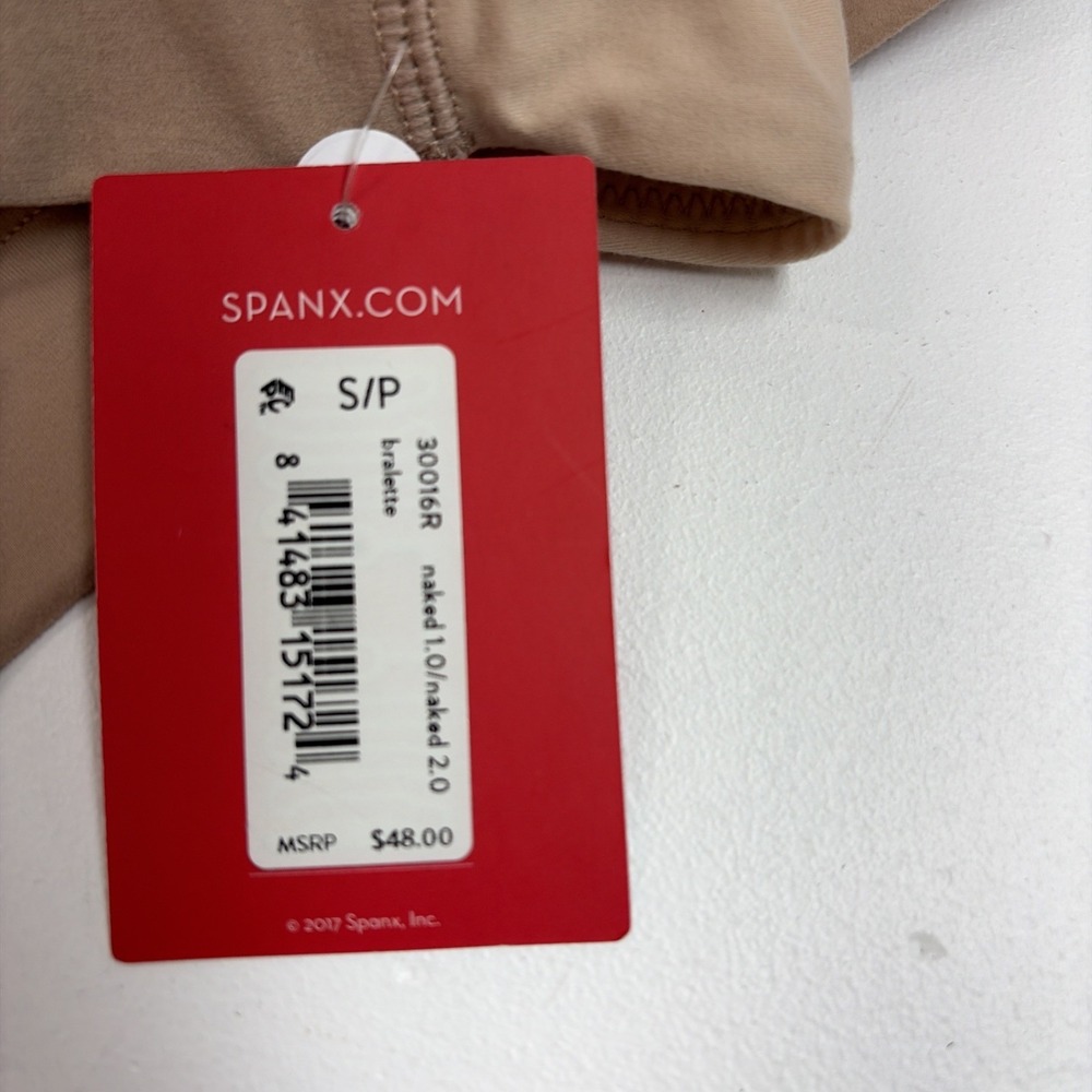 NWT Spanx Bra-llelujah! Beige Bralette Size S 30016R Classic Capsule Wardrobe - Picture 7 of 9
